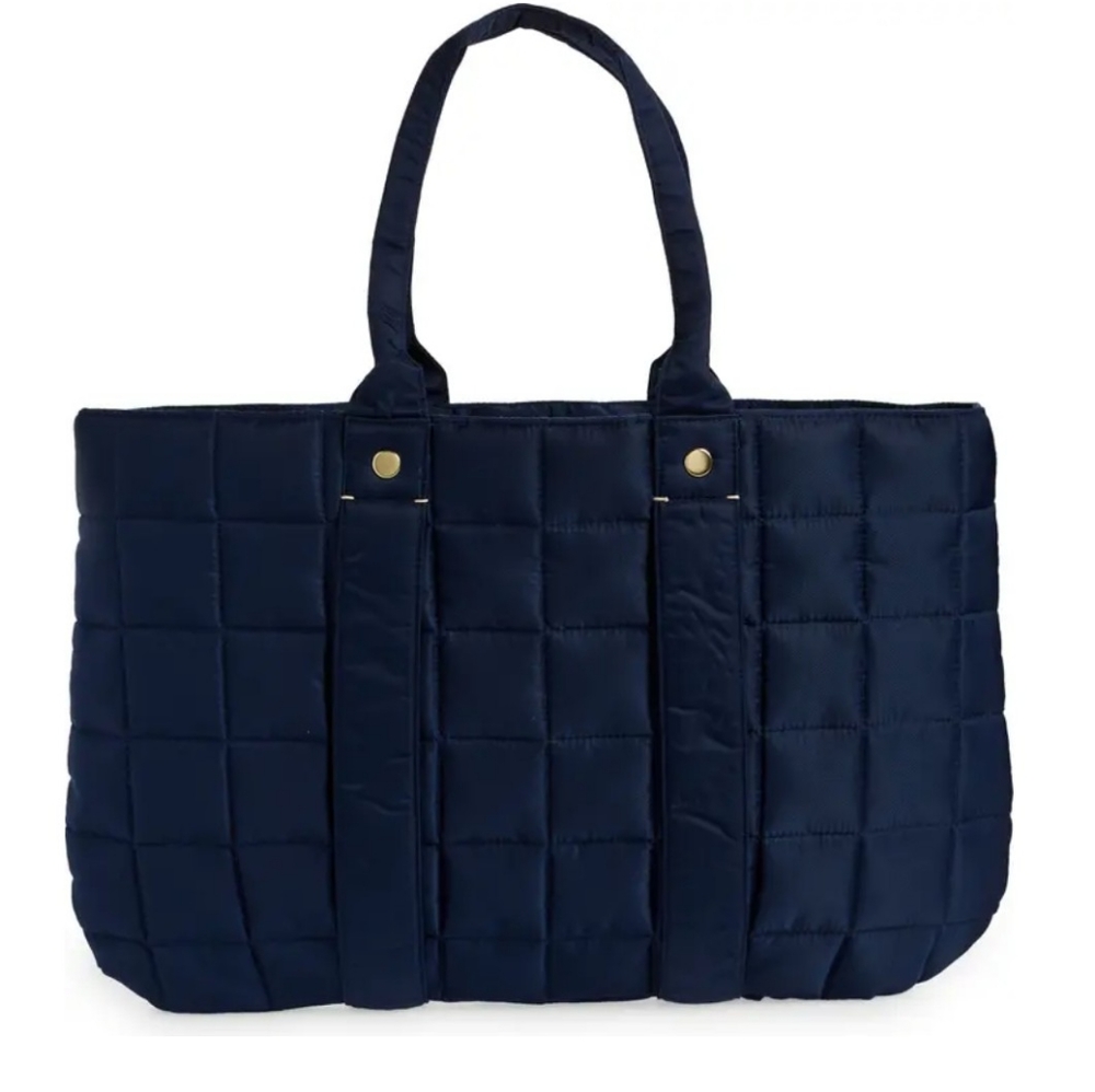 Tropezienne Quilted Nylon Tote CLARE V. - Picture 8 of 16
